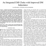 An Integrated EMI Choke with Improved DMInductance